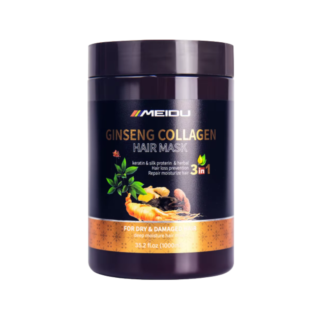 16 MEIDU Ginseng Collagen Hair Mask 3 in 1 (Mascarilla Capilar) 1000 ml - Imagen 1