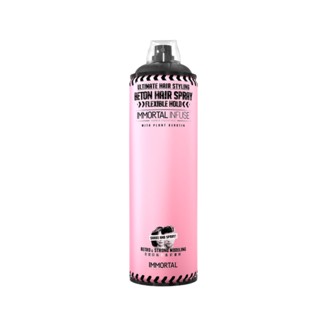 45 Laca Immortal Beton hair spray Flexible Hold 500ml - Imagen 1