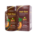 MEIDU Hair Dye Shampoo Sachet 3 in 1 Chestnut Brown Shampoo para teñir el cabello 30 ml x 10