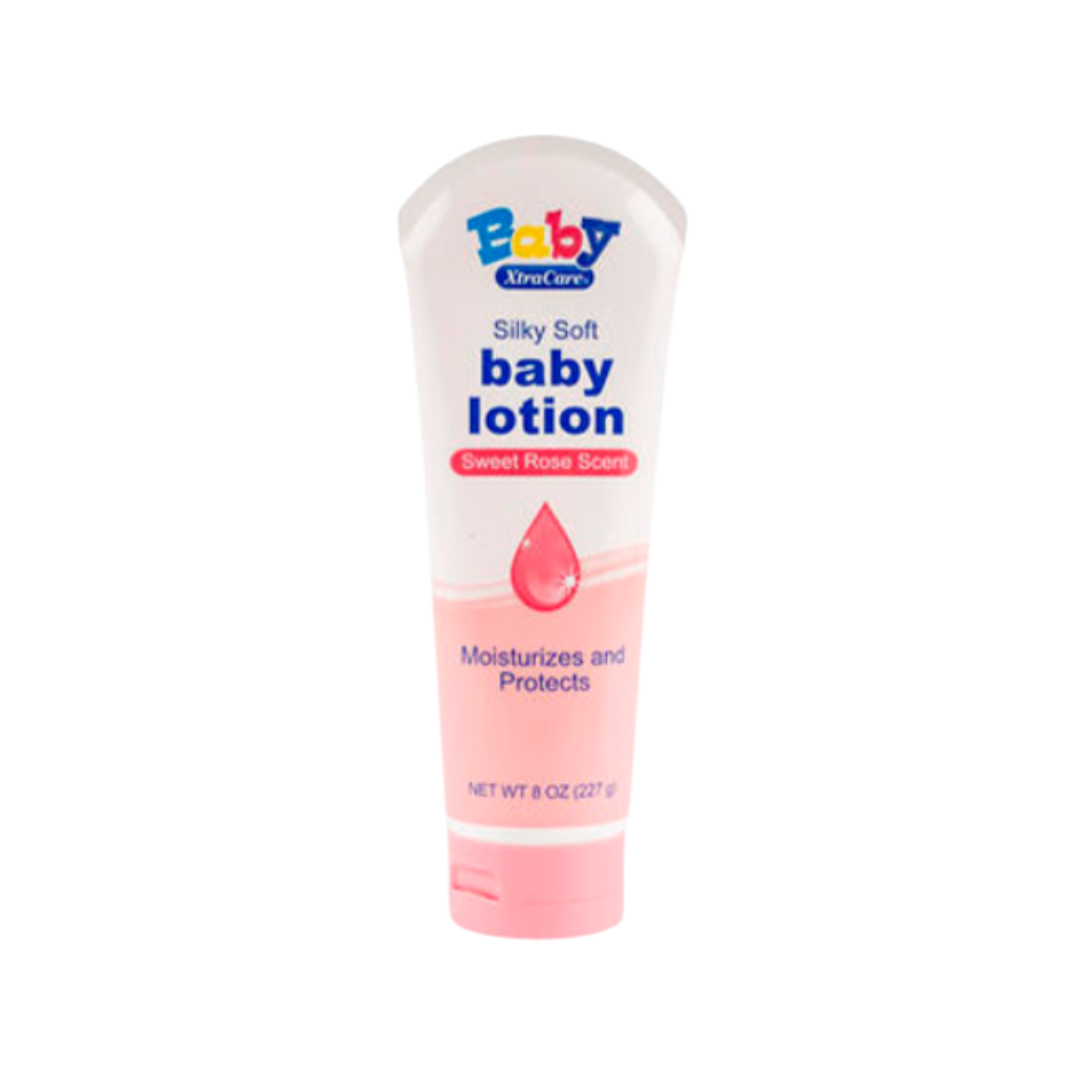 1 Baby Lotion Xtracare Sweet Rose Scent 227g - Imagen 1