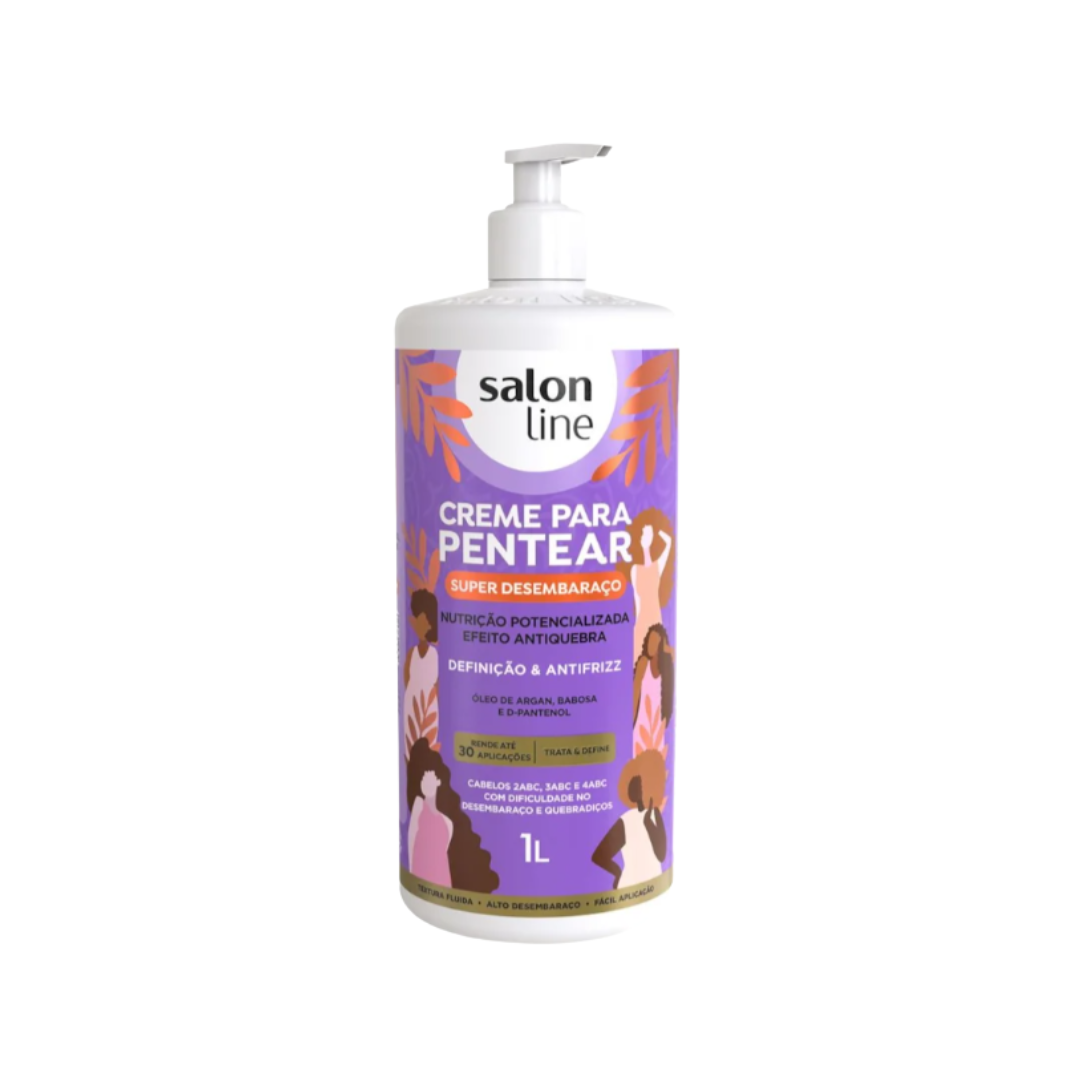 1 Crema para peinar Salon Line Super Desembaraco 1Lt - Imagen 1