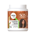 Crema para peinar Salon Line S.O.S CACHOS Óleo de Coco 1Kg