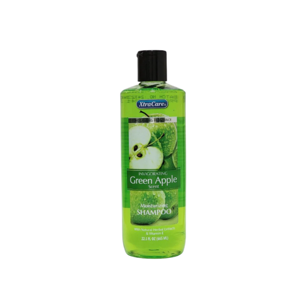 2 Shampoo Xtracare Green Apple 665ml - Imagen 1