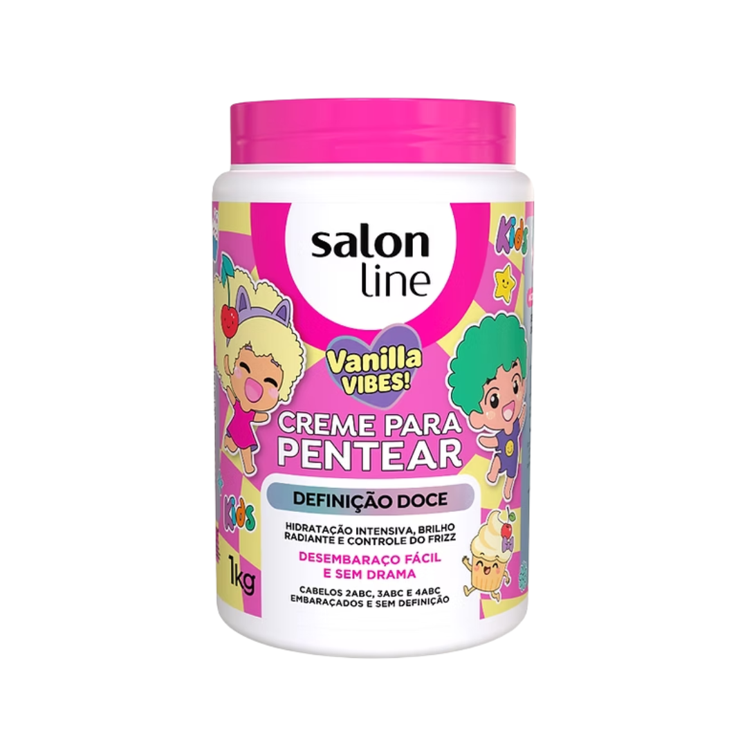 4 Crema para peinar Salon Line Vanilla Vibes Definicao doce 1kg - Imagen 1