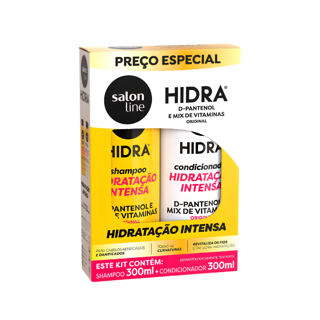 fotos sistemas 11 (5) Set Capilar Salon Line Hidra Hidratacao Intensa Shampoo+Acondicionador 300ml - Imagen 1