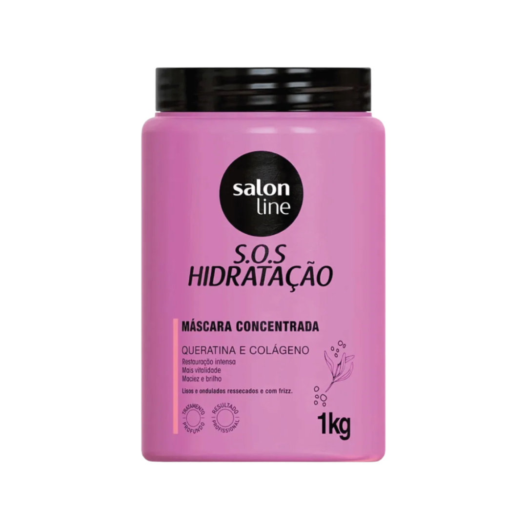 fotos sistemas - 2026-07-14T163235.566 Máscara Capilar Salon Line S.O.S Hidratacao Óleo de Rícino 1kg - Imagen 1