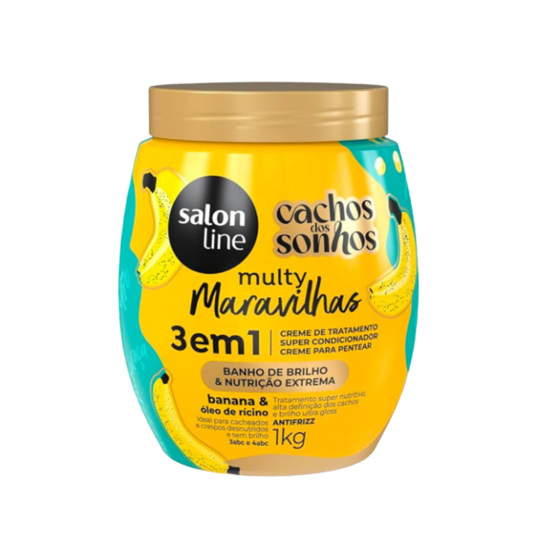 fotos sistemas - 2026-07-15T124035.572 Máscara Capilar Salon Line Cachos dos Sonhos Multy Maravilhas 1kg - Imagen 1
