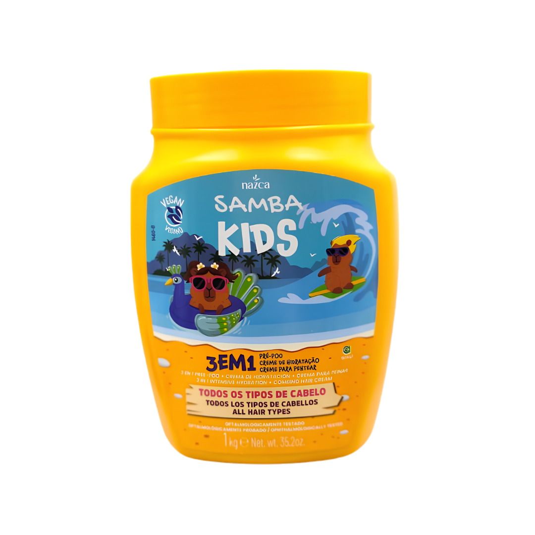 1 Tratamiento Capilar Nazca Samba Kids 3 en 1 Todo tipo de Cabellos 1kg - Imagen 1
