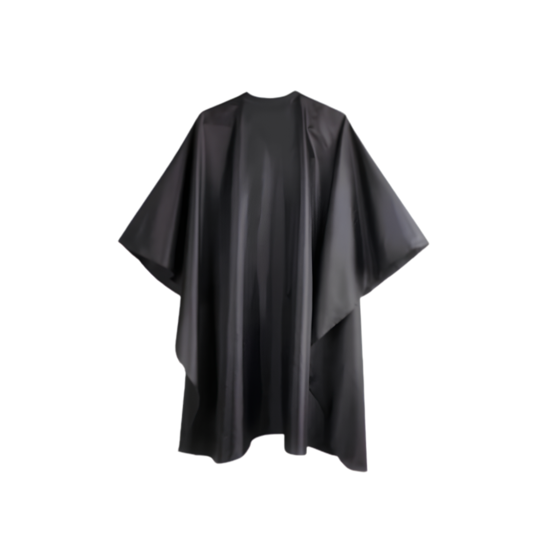 1 Capa de Barbería y Peluquería Negra LW-95 - Imagen 1