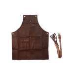 Delantal de Cuero para barbería PU-133