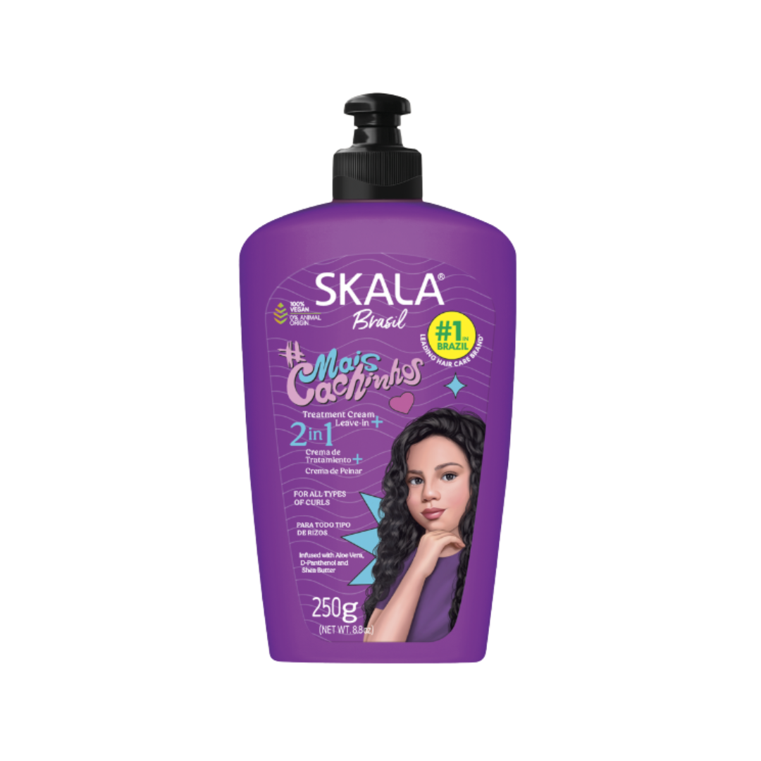 1 Crema para Peinar Skala 2 en 1 Mais Cachinhos 250g - Imagen 1