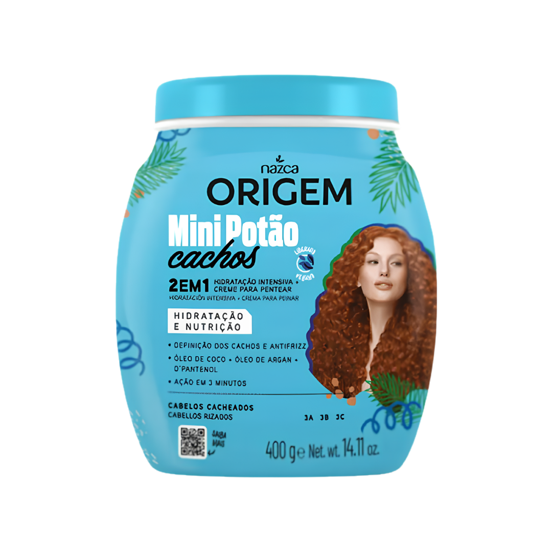 1 Crema para peinar Nazca Origem Mini Potao Cachos 400gr - Imagen 1