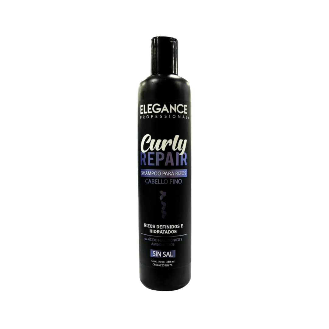 1 Shampoo para Rizos Finos Curly Repair sin sal 380ml - Imagen 1