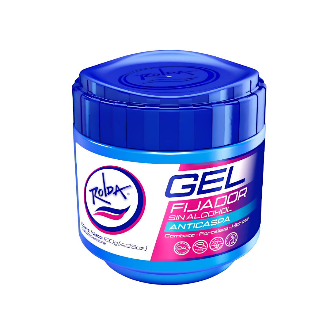 1 Gel Fijador Rolda Anti Caspa 120g - Imagen 1