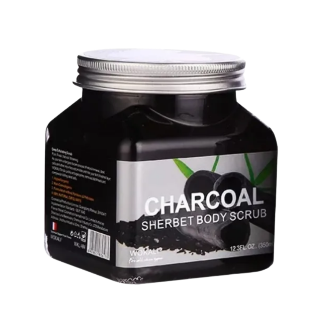 10 Exfoliante Corporal Wokali Charcoal 350ml - Imagen 1