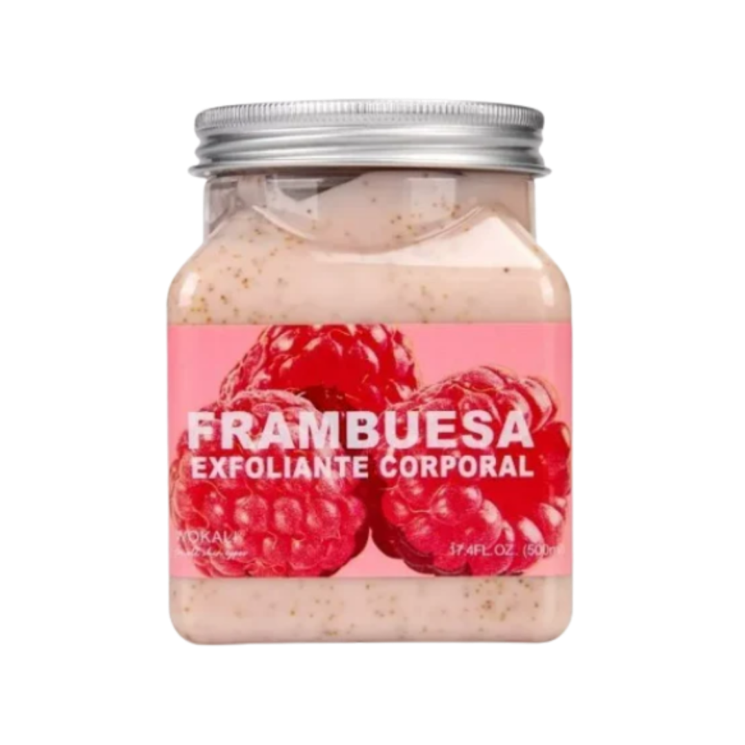 13 Exfoliante Corporal Wokali Frambuesa 500ml - Imagen 1