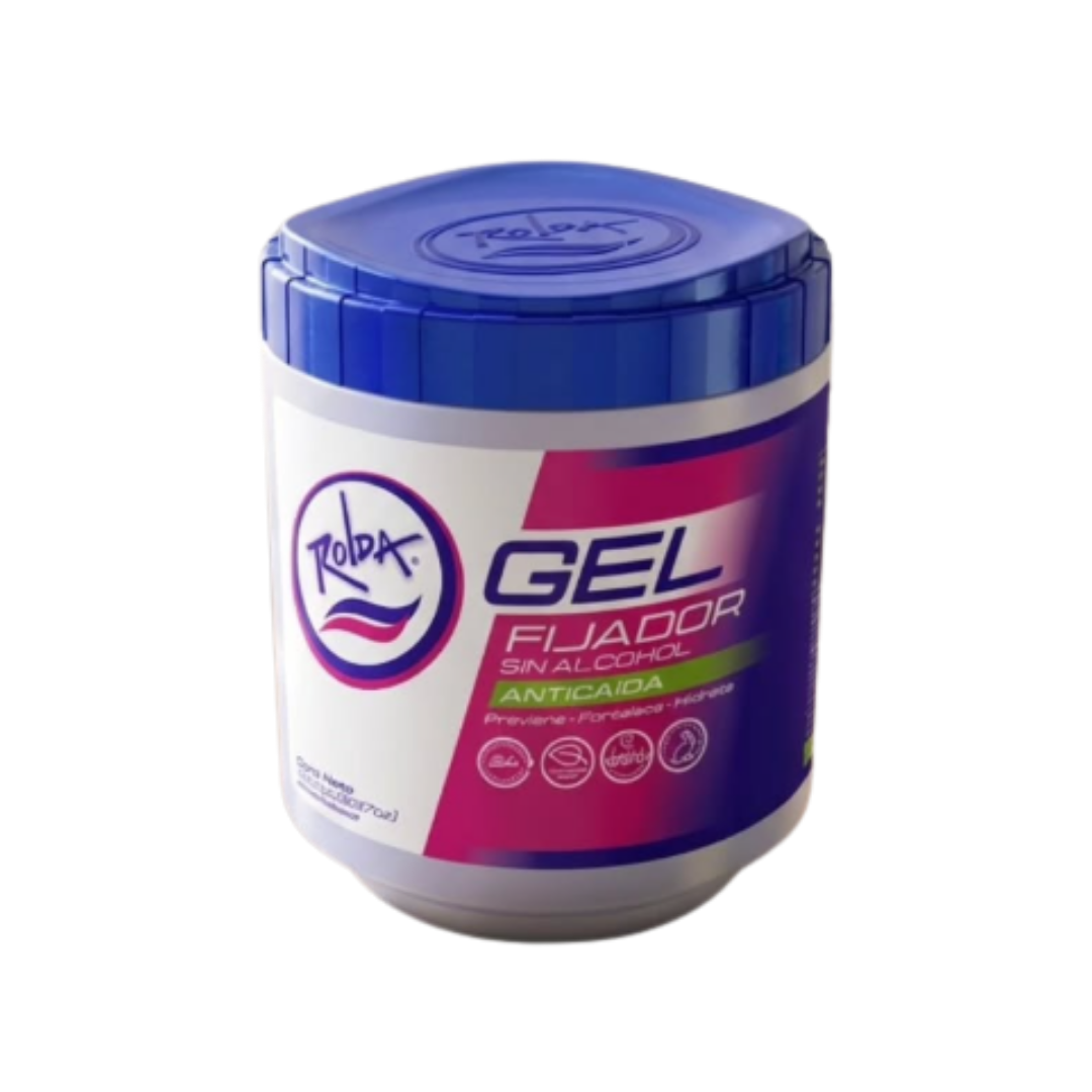 2 Gel Fijador Rolda Anti caída 500g - Imagen 1