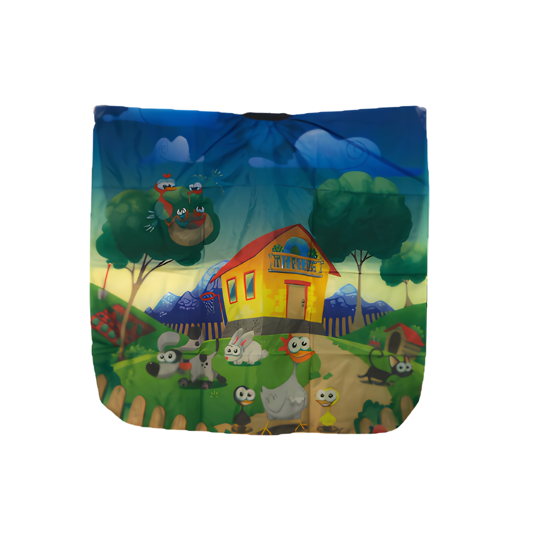 2 Capa de Barbería estampada para niños RM-40 - Imagen 1