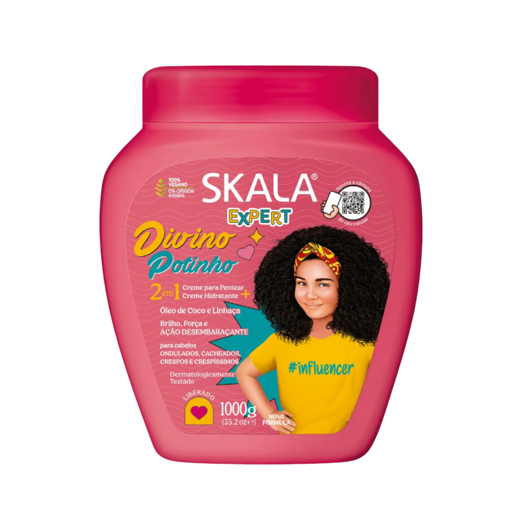 2 Tratamiento Capilar Skala 2 en 1 Divino Potinho 1kg - Imagen 1