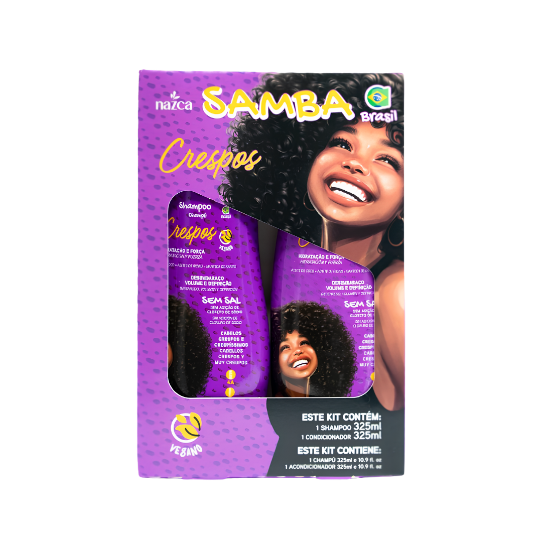 3 Set Capilar Nazca Samba Crespos 325ml - Imagen 1