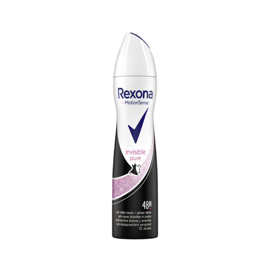 3 Desodorante en Aerosol Rexona Invisible Pure 200ml - Imagen 1
