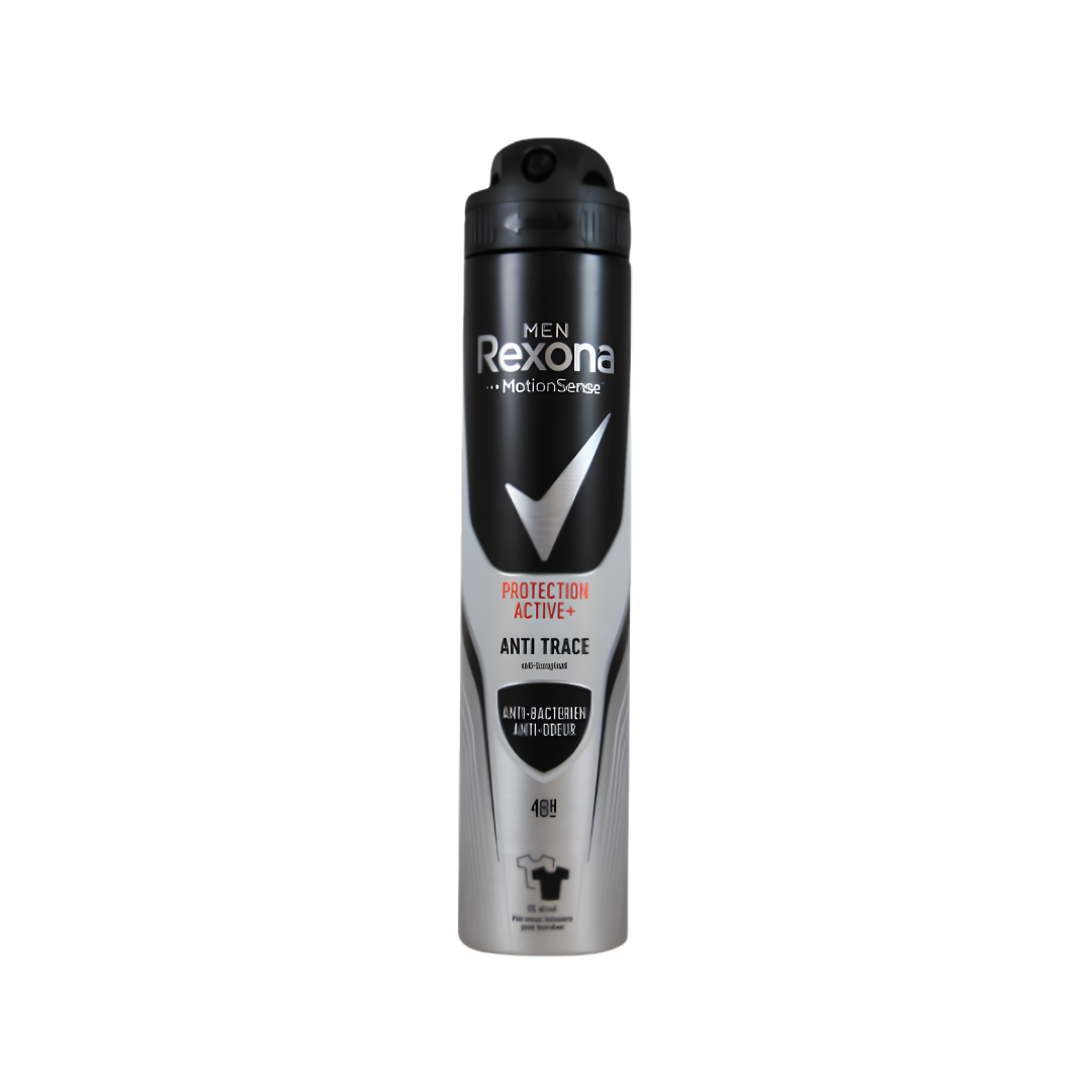 3 Desodorante en Aerosol Rexona Men Protection Active Anti Trace 200ml - Imagen 1