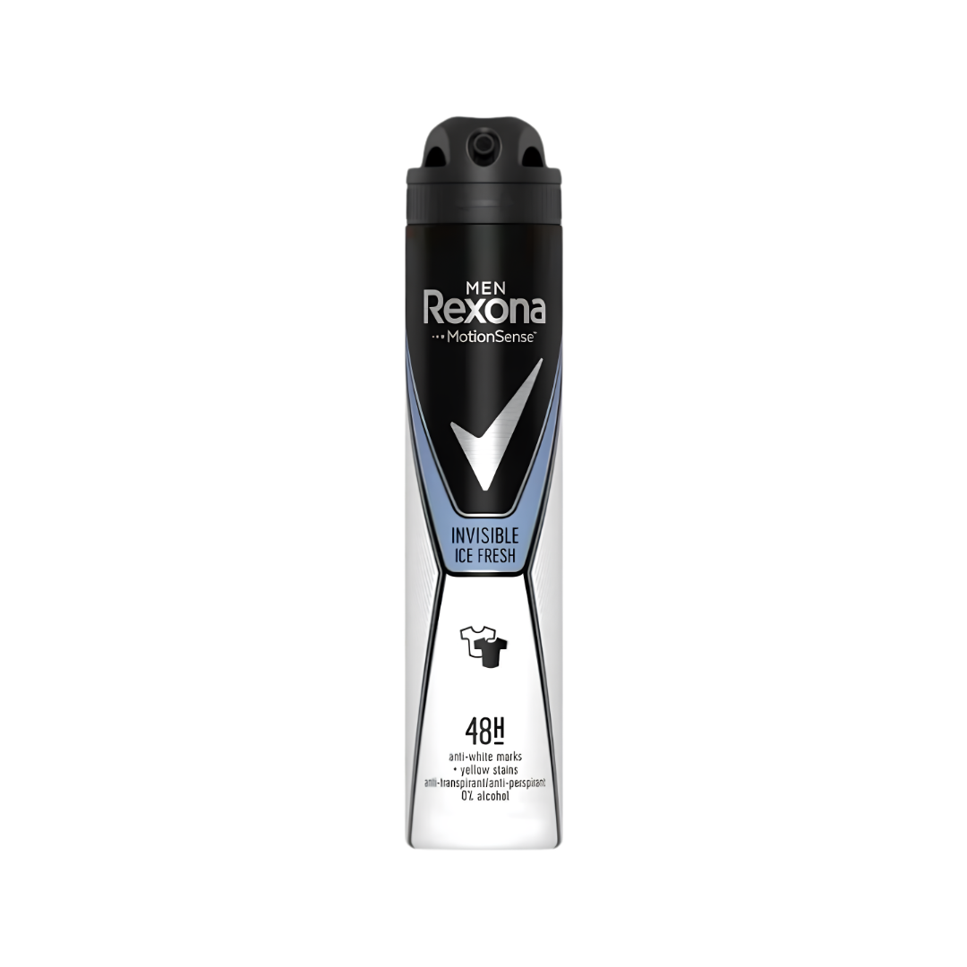 4 Desodorante en Aerosol Rexona Invisible Ice Fresh 200ml - Imagen 1