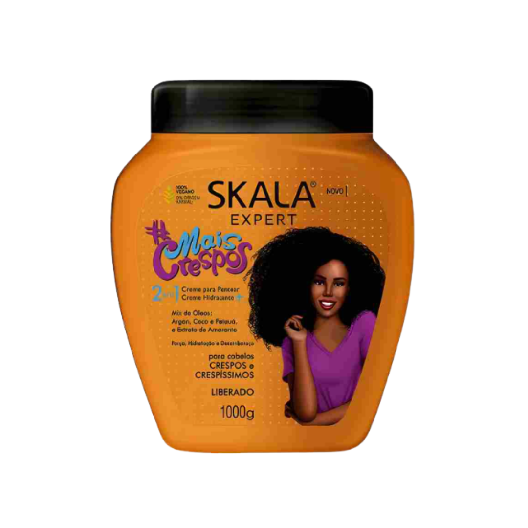 4 Tratamiento Capilar Skala 2 en 1 Mais Crespos 1kg - Imagen 1