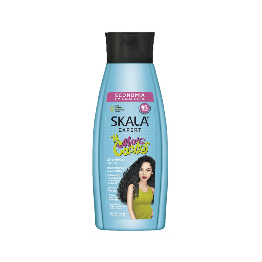 4 Shampoo Skala Mais Cachos 600ml - Imagen 1