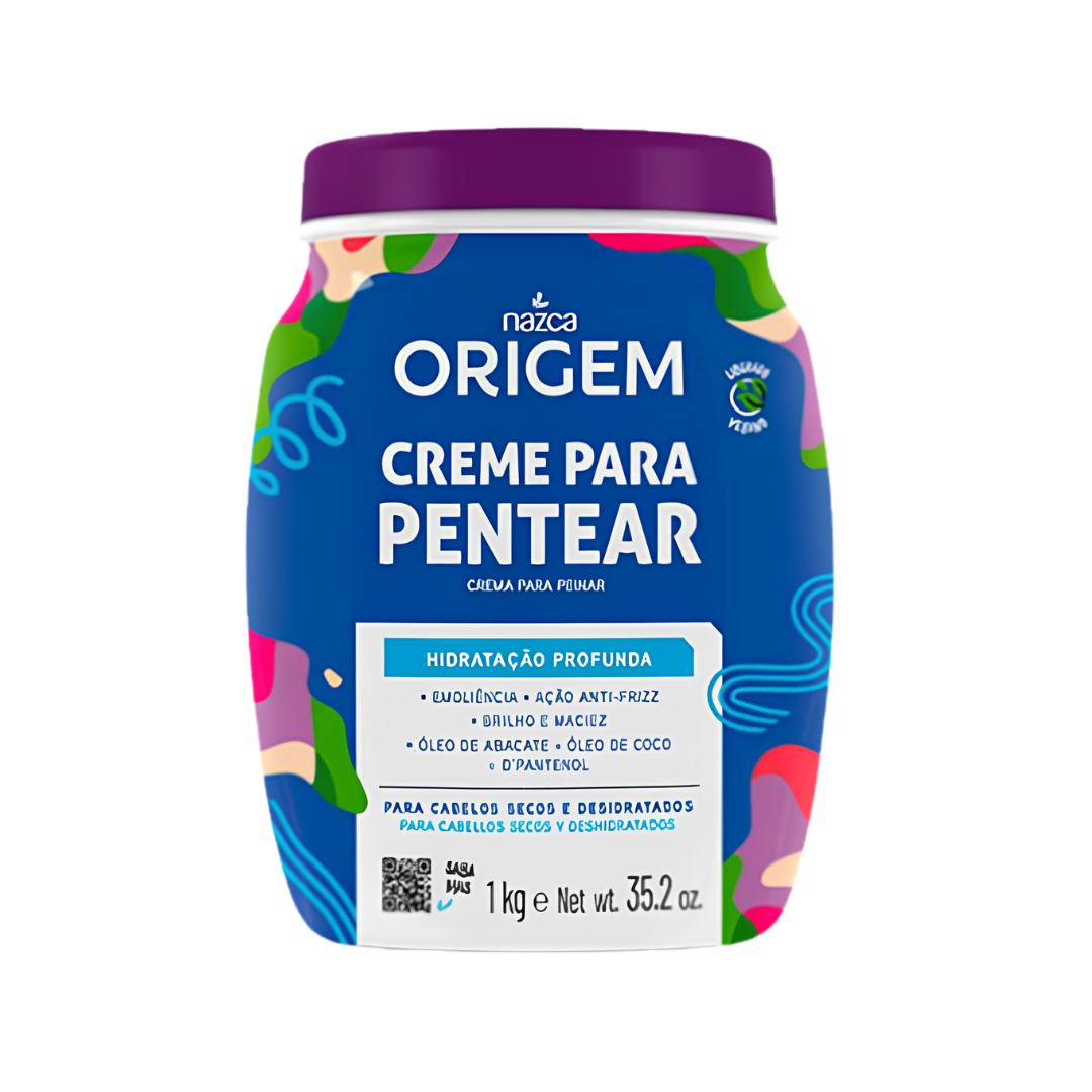 5 Crema para peinar Nazca Origem Hidratacao Profunda 1kg - Imagen 1