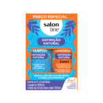 Set Capilar Salon Line Definicao Natural 3 en 1 300ml