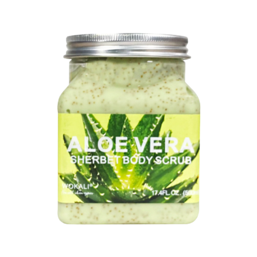 9 Exfoliante Corporal Wokali Aloe Vera 500ml - Imagen 1