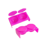 Vaso Dappen Doble de Plástico con Tapa QS-024