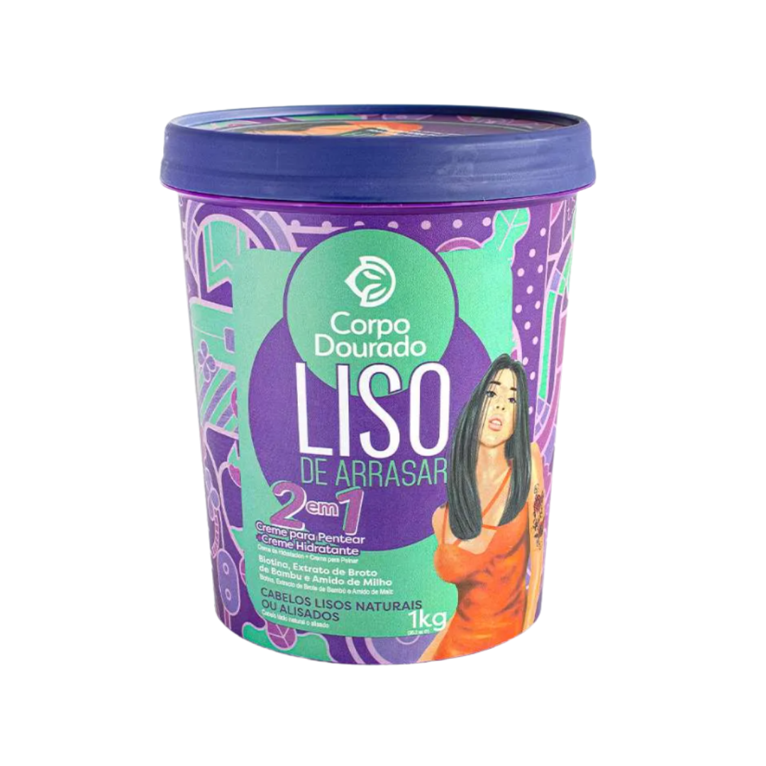fotos sistemas 11 (24) Tratamiento Corpo Dourado 2 en 1 Liso de Arrasar 1Kg - Imagen 1