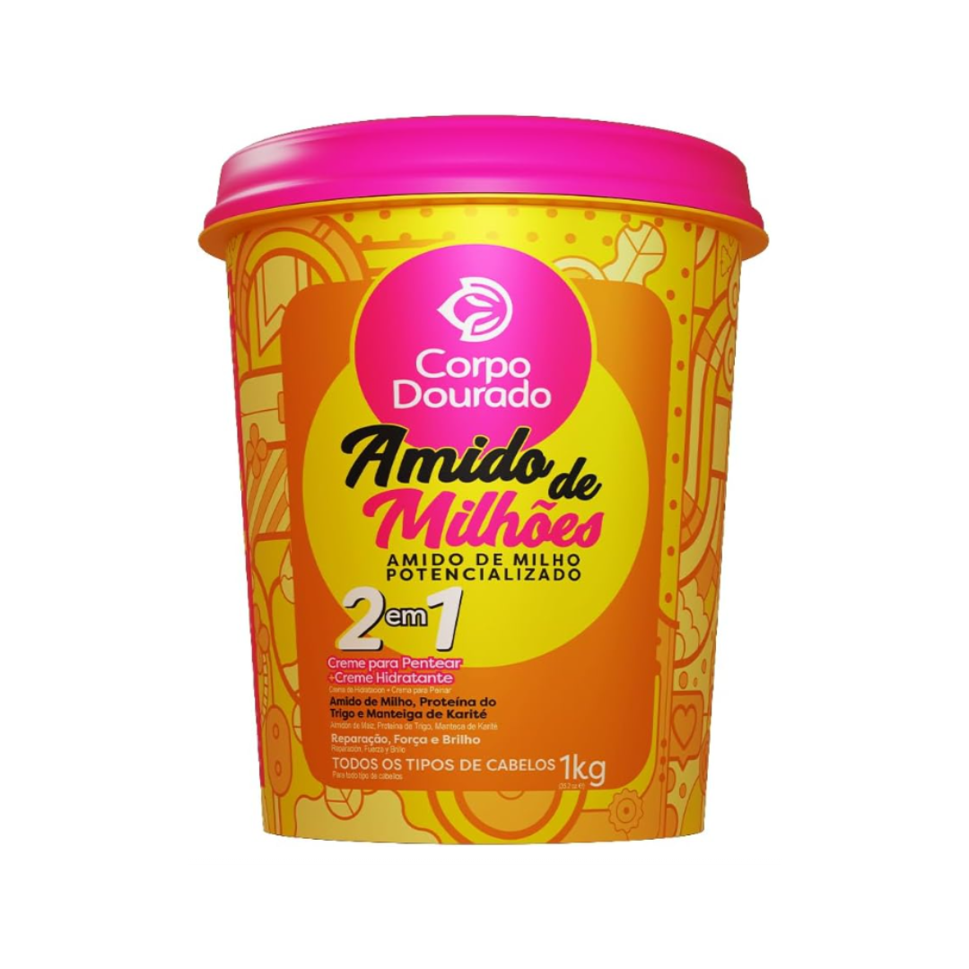 fotos sistemas 11 (25) Tratamiento Corpo Dourado Amido de Milhôes 2 en 1 1Kg - Imagen 1