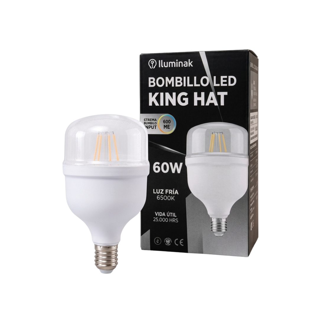fotos sistemas 11 (96) Bombillo Iluminak Led King Hat 60W - Imagen 1